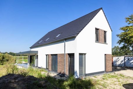 Project woonhuis Heesch gevelstenen