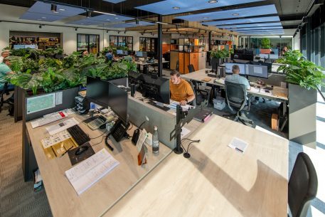 thumb-Werken in de binnendienst